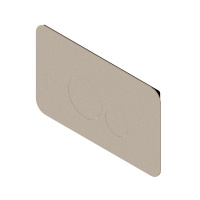 Ritmonio 78T003F46 Toilet accessories Панель смыва для инсталляции F46 BRUSHED CHAMPAGNE PVD
