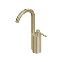 QuadroDesign FFQT 2101TOC Смеситель для раковины на 1 отверстие из столешницы, цвет Light Gold