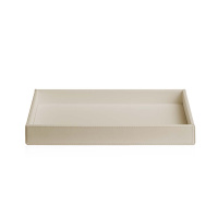 Decor Walther © 0930147 BROWNIE TAB L Лоток Имитация кожи цвет Бежевый