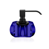 Decor Walther © 0933595 KR BMD KRISTALL Дозатор для мыла Capri blue / Black matt