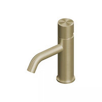 QuadroDesign STEREO 1601TOC Смеситель для раковины на 1 отверстие из столешницы, цвет Light Gold