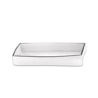 Decor Walther 0938450 NAPPA TAB S Лоток Натуральная кожа белая