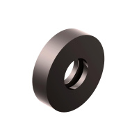 Ritmonio 7K0001BLX ELEMENTA Impronte Fittings Кольцо для прутка BLX BRUSHED BLACK CHROME