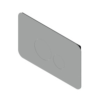 Ritmonio 78T003IX Toilet accessories Панель смыва для инсталляции IX BRUSHED