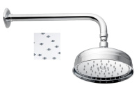 Nicolazzi 5702CR20 Душевая лейка круглая с креплением со стены ANTICALCARE D. 200