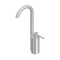 QuadroDesign FFQT 2102TAS Смеситель для раковины на 1 отверстие из столешницы, высокий, цвет Brushed Stainless Steel