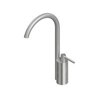 QuadroDesign FFQT 2103TAS Смеситель для раковины на 1 отверстие из столешницы, цвет Brushed Stainless Steel
